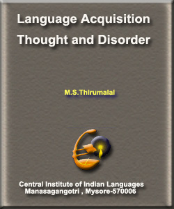 Language Aquisition Thought and Disorder