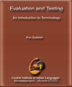 Evaluation and Testing(An Introduction to Terminology)